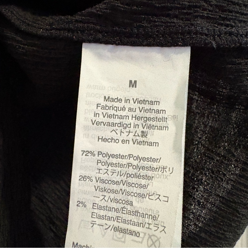 Madewell Black Puff Sleeve Top Medium - Picture 4 of 4